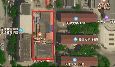 老校區學二食堂裝修改造后亮相“迎新”